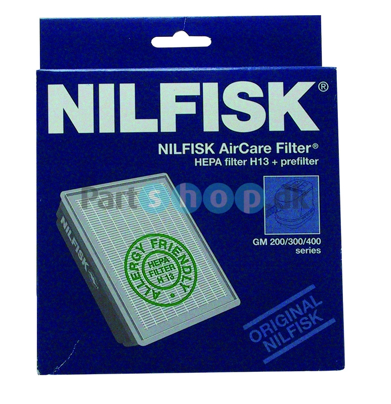 Filter, Hepa f. støvsuger, Nilfisk