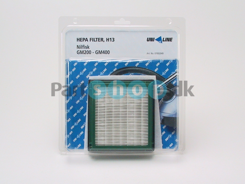 Hepa-filter f. Nilfisk støvsuger, GM200-GM400