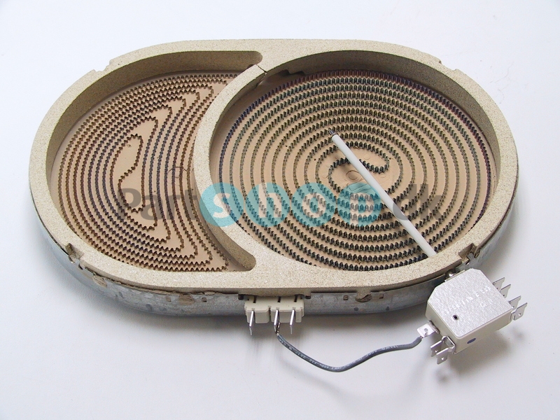 Kogezone, 16,5 cm. dobb. oval, V, 1800/1000W/230V