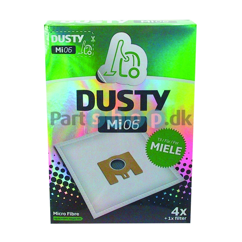 Dusty støvsugerpose, MI06, H